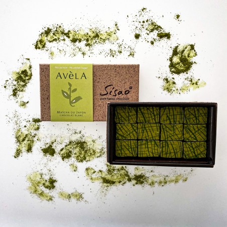 Avèla Matcha du japon chocolat blanc