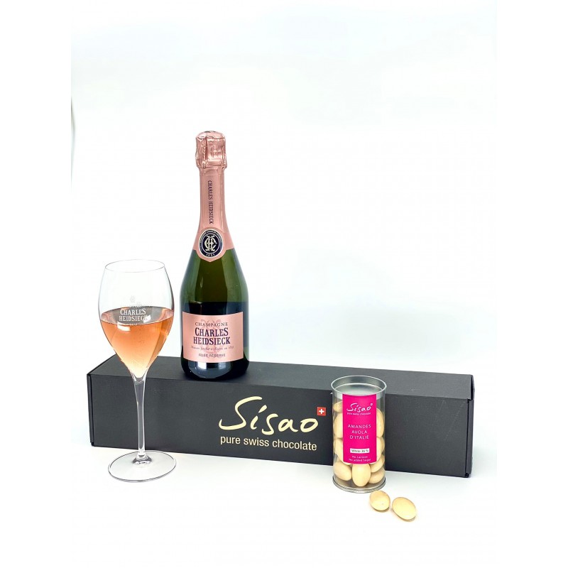 Coffret Champagne Rosé Charles...